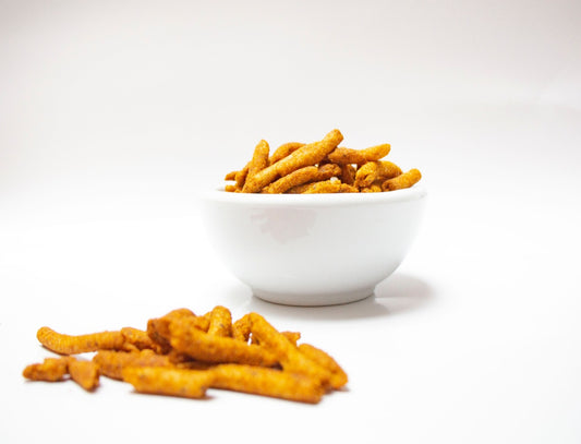 Churritos amaranto y jalapeño, con chía y linaza 50gr. Horneado.