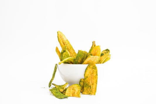 Plátanos horneados chile poblano 30g