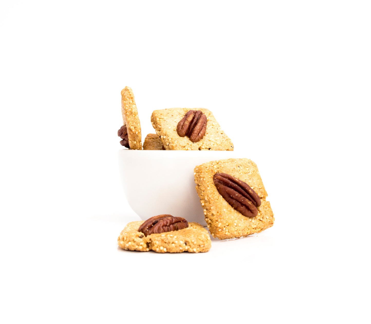 10 galletitas amaranto, piloncillo y nuez