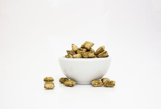 1 kg de cubitos de avena con matcha.